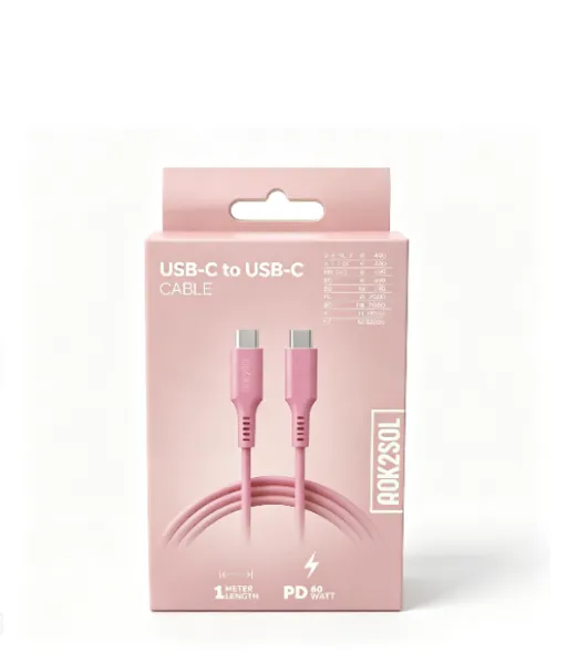 Type-C Silicone Fast Charging Cable (Model 1007)